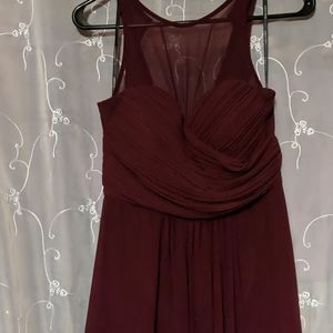 Bridesmaid dress Wine colored